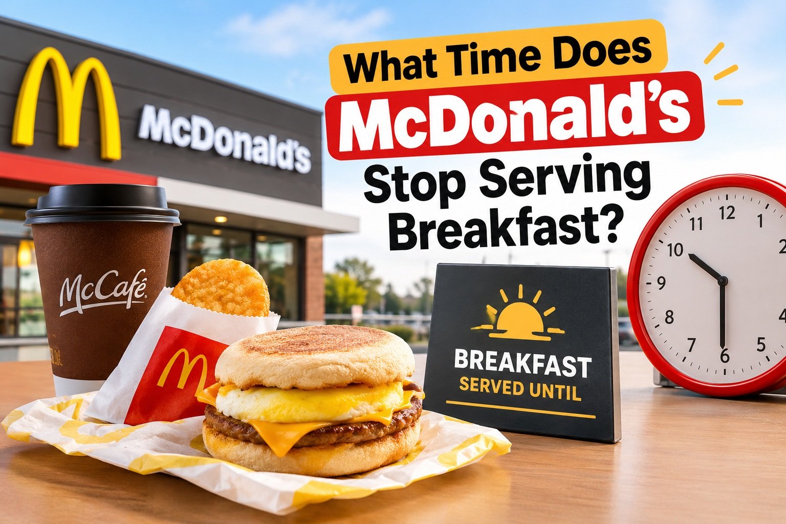 What Time Does McDonald's Stop Serving Breakfast – Breakfast Hours Guide