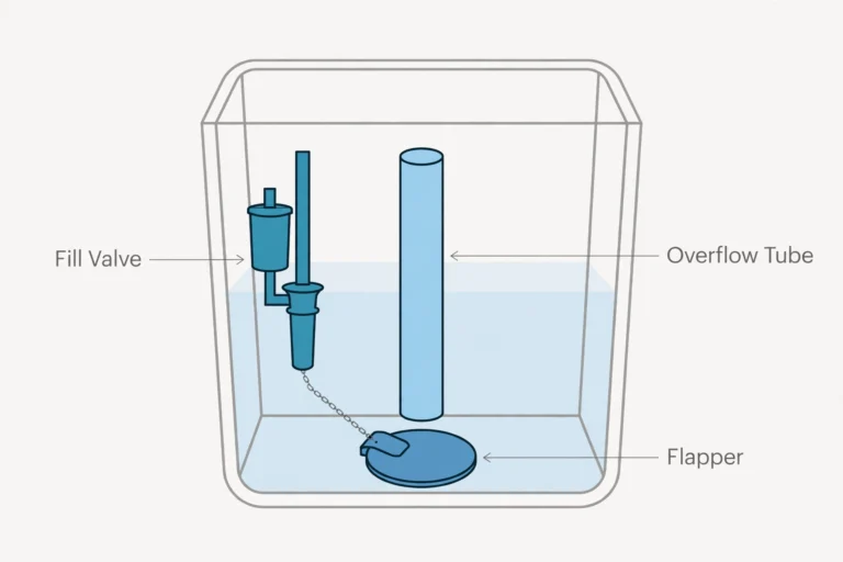 How to Fix a Running Toilet (Flapper & Fill Valve)