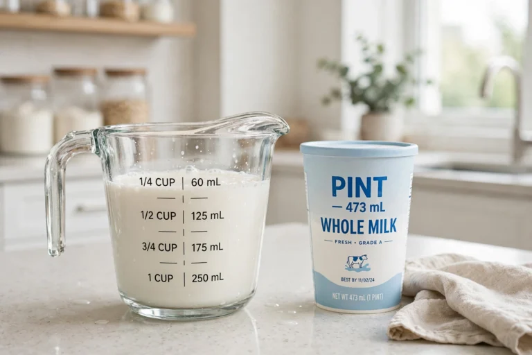How Many Cups in a Pint? Simple US & UK Answer