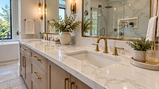 Choosing Quartz Countertops for Bathroom Vanities: A Complete Guide